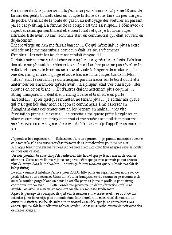 annuaire recits erotiques